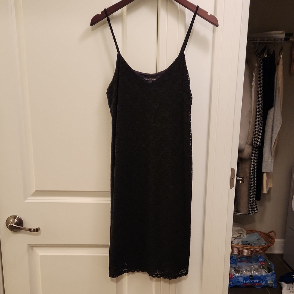NWOT Black Lace Mini Dress